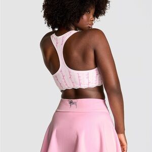 PINK X LOVESHACKFANCY COTTON FOLDOVER FLIRTY SKIRT Victoria’s Secret XL NWOT